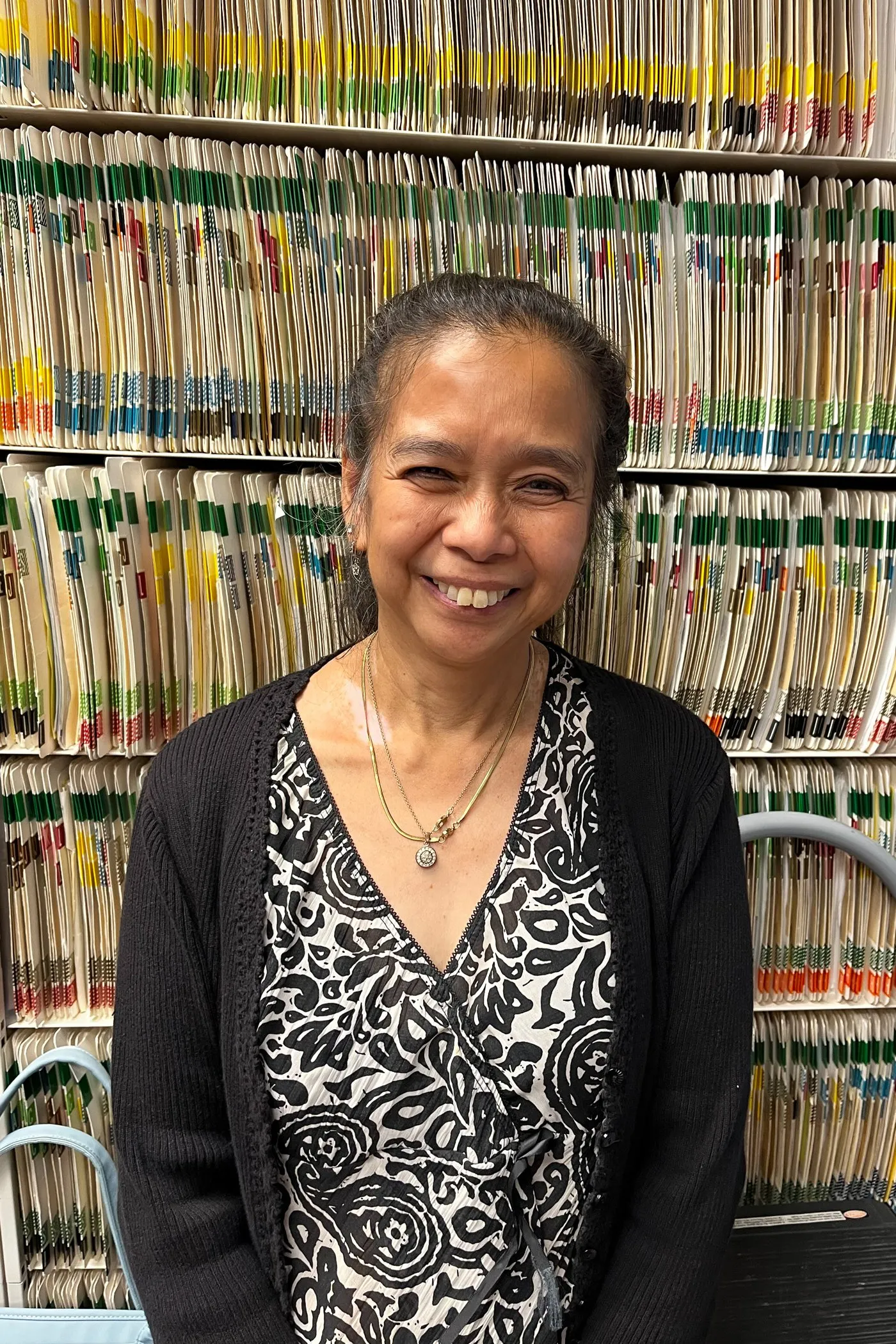 Barbara, from the reception team
